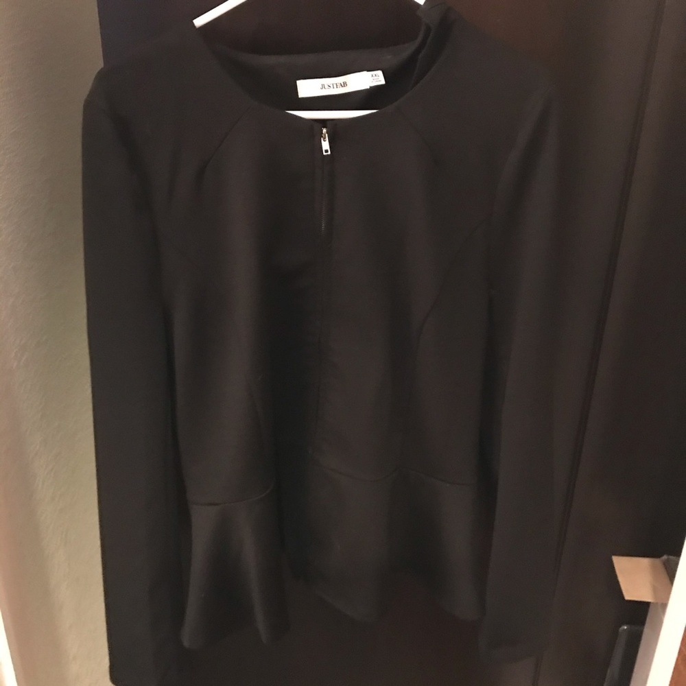 Black Peplum Blazer